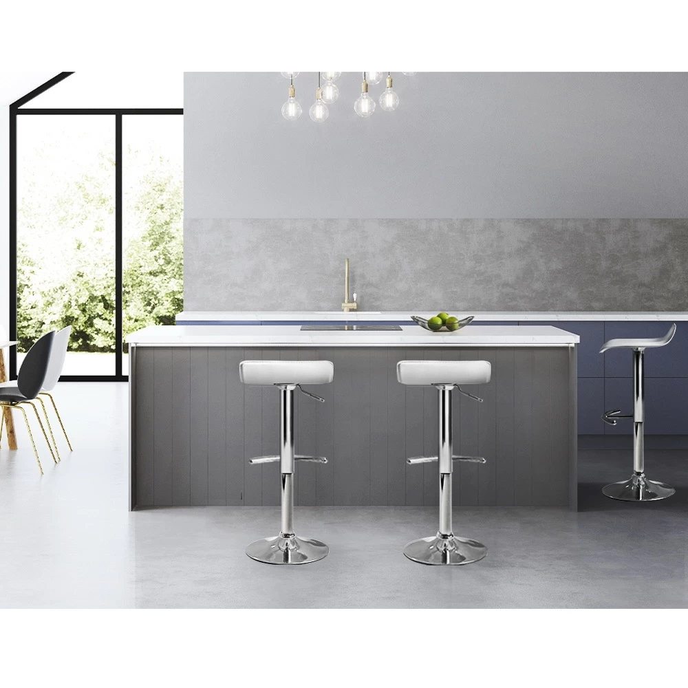 Artiss Bar Stools Barstool Kitchen Chairs White - Image 7