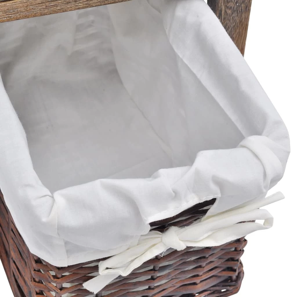 Bedside Cabinets 2 Pcs Wood Brown VidaXL - Image 7