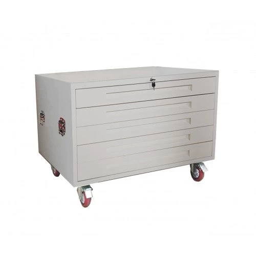 TCS A1 Horizontal 5 Drawer Cabinet With Wheels