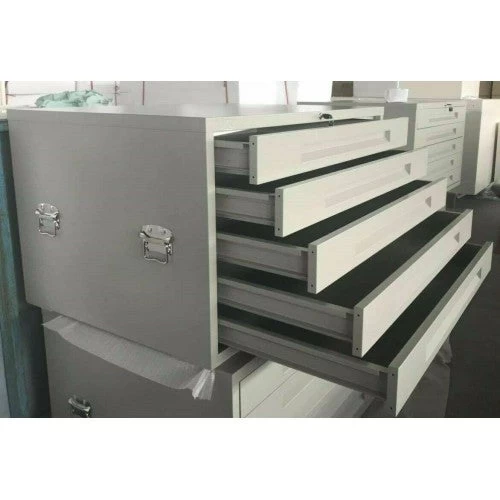 TCS A1 Horizontal 5 Drawer Cabinet With Wheels - Image 4