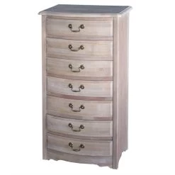 Cherilyn Wooden Chest Of 7 Drawers Dresser Tallboy