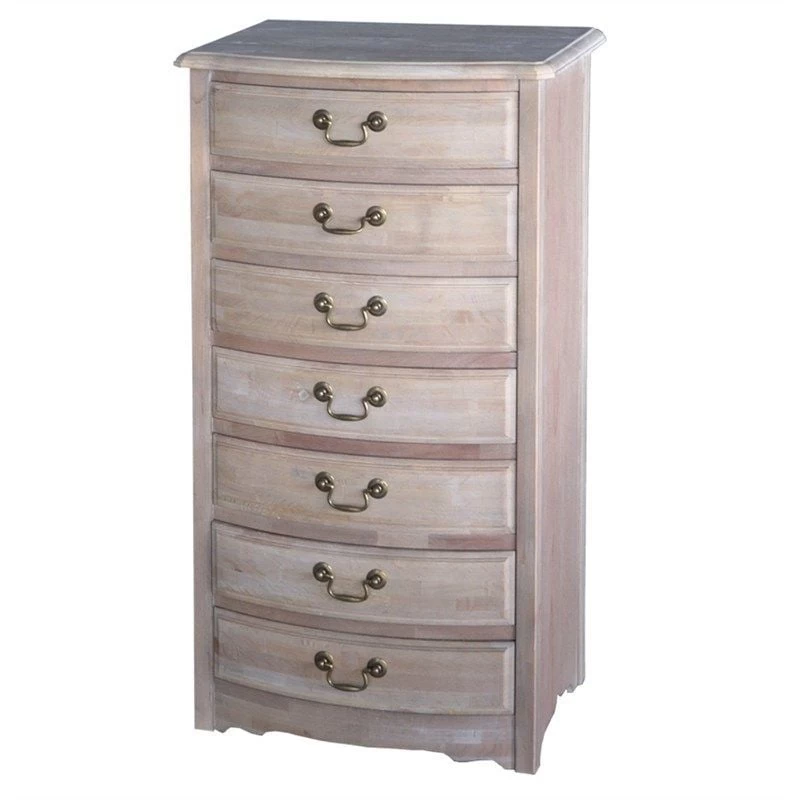 Cherilyn Wooden Chest Of 7 Drawers Dresser Tallboy