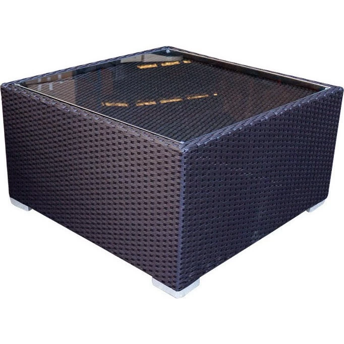 Modena 3 Piece PE Wicker Outdoor Lounge Set - Brown - Image 2