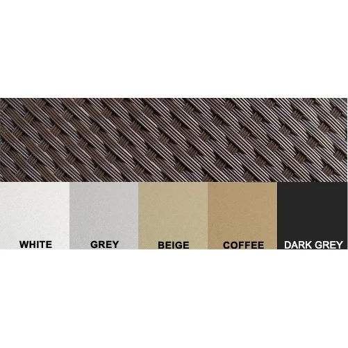 Modena 3 Piece PE Wicker Outdoor Lounge Set - Brown - Image 4