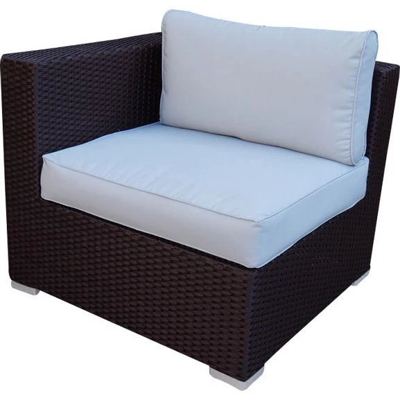Ellana 5 Seat Corner Outdoor Lounge Set In Brown - Image 2