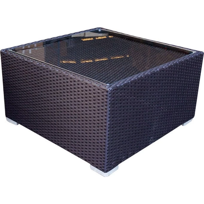 Ellana 5 Seat Corner Outdoor Lounge Set In Brown - Image 4