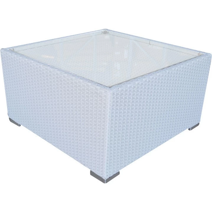 Ellana 5 Seat Corner Outdoor Lounge Set In White - Image 5