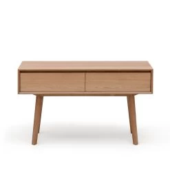 Alison White Oak Veneer 1.3m Console Table