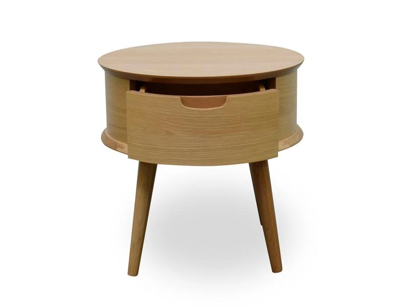 Asta Scandinavian Lamp Side Table - Natural - Image 4