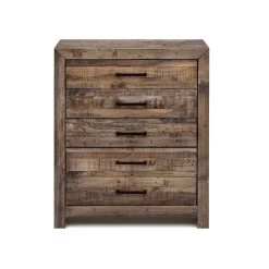 Boston Recycled Solid Pine Timber Tallboy