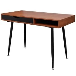 Brown Workstation Computer Desk Laptop Table VidaXL