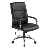 PU Leather Office Chair Executive Padded Black