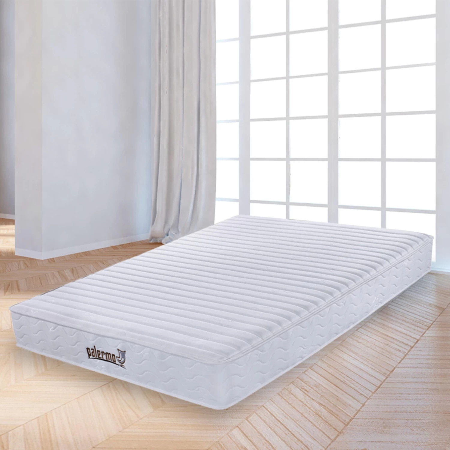 Palermo Contour 20cm Encased Coil King Mattress CertiPUR-US Certified Foam - Image 2
