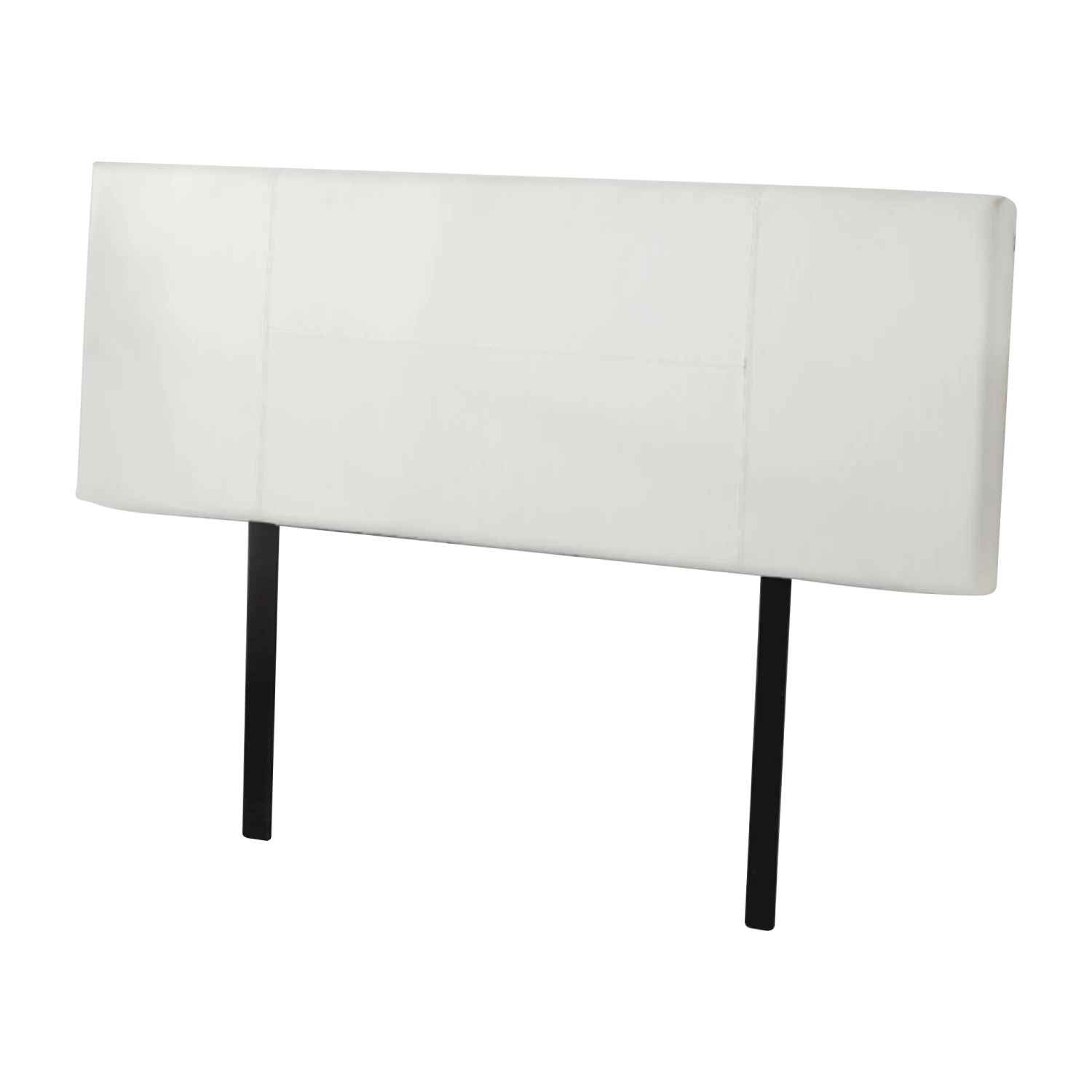 PU Leather Double Bed Headboard Bedhead - White