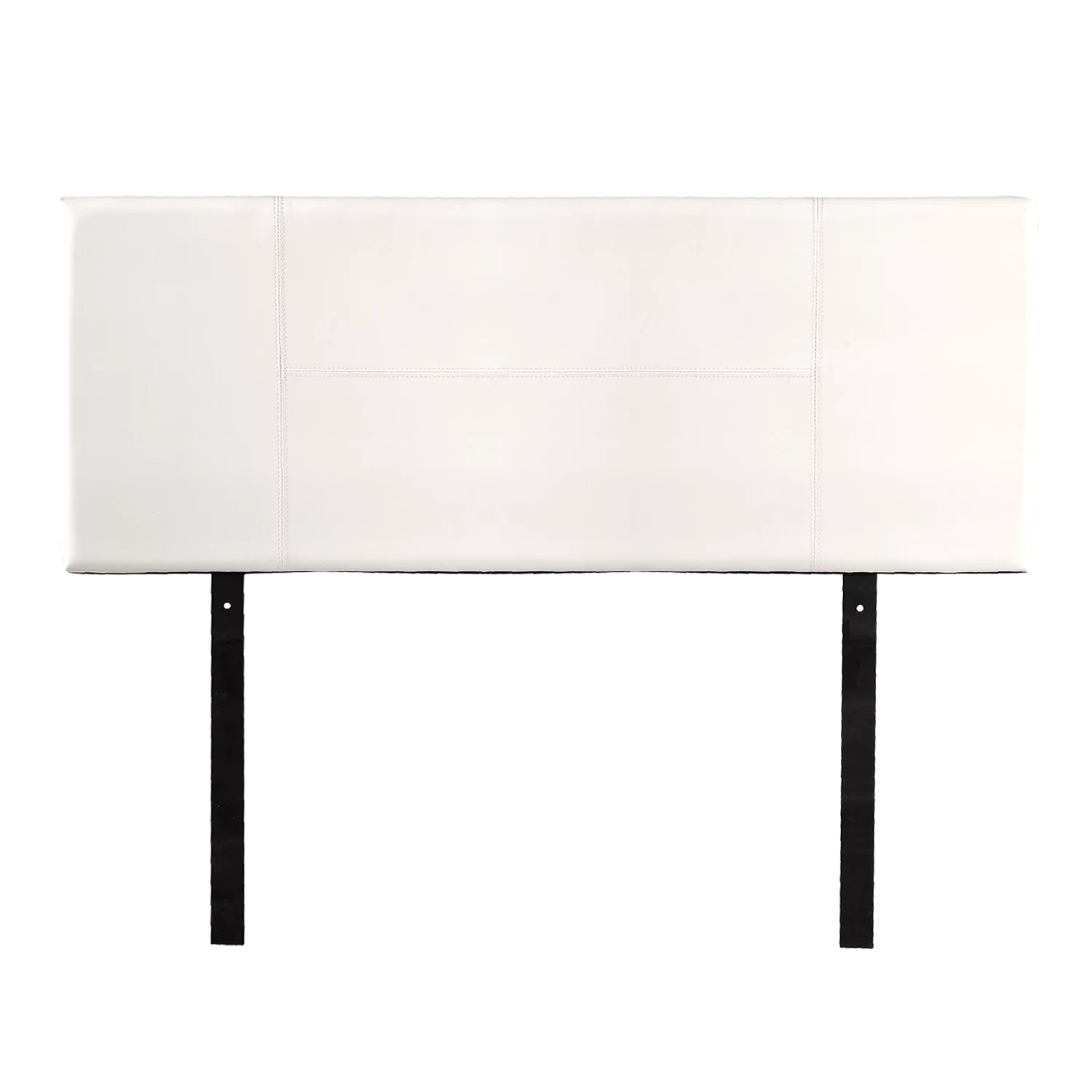 PU Leather Double Bed Headboard Bedhead - White - Image 4