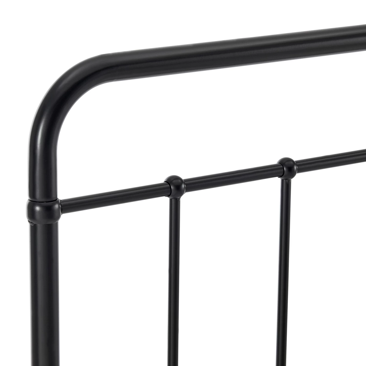 DukeLiving Charlie Metal Bed Frame Black (Double, Queen) - Image 10