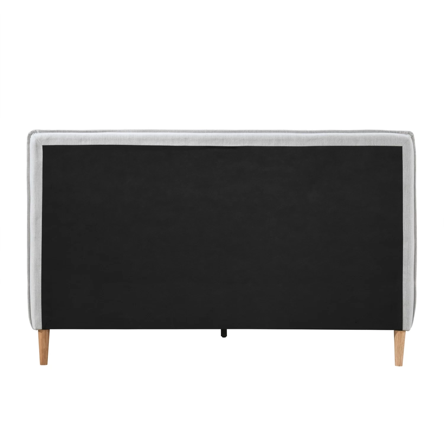 DukeLiving Emilia Upholstered Bed Frame Light Grey (Double, Queen) - Image 6