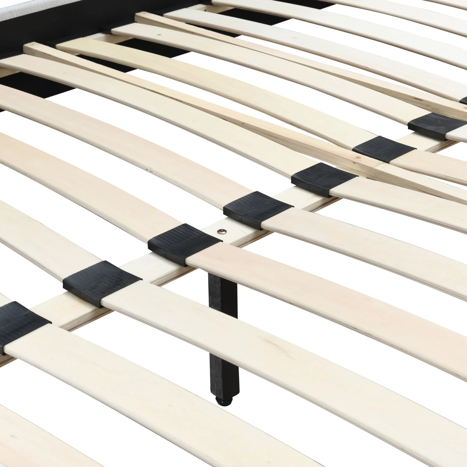 DukeLiving Emilia Upholstered Bed Frame Light Grey (Double, Queen) - Image 9