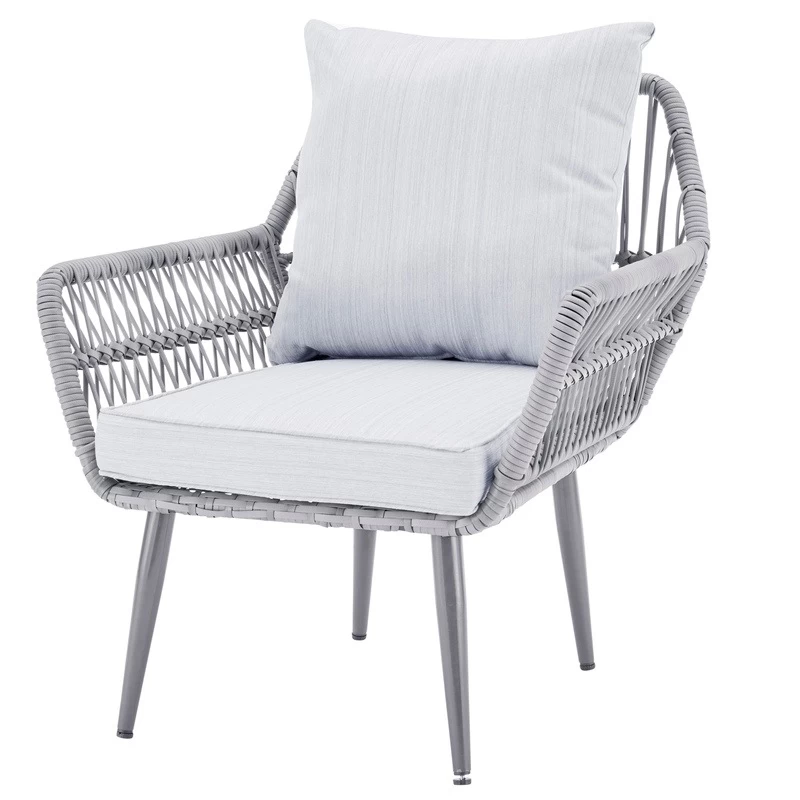 DukeLiving Kauai Outdoor Rope 3 Piece Bistro Set - Image 9