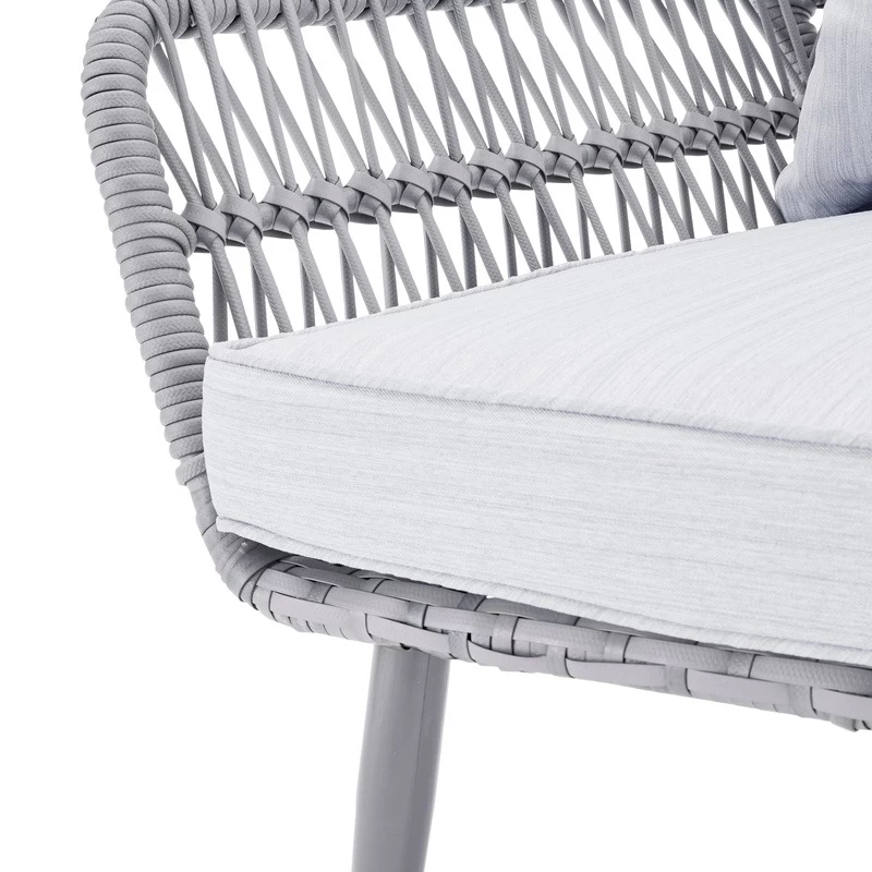 DukeLiving Kauai Outdoor Rope 3 Piece Bistro Set - Image 13