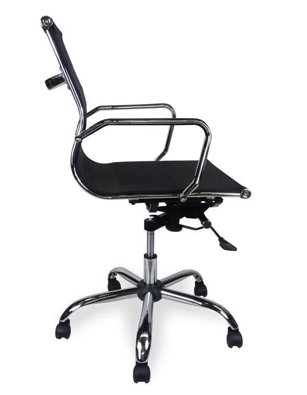 Carter Low Back Office Chair - Black Mesh - Image 3