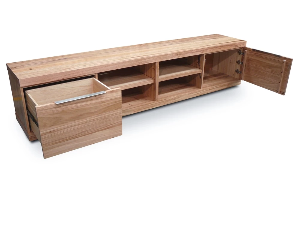 Elwood Tasmanian Oak 2400 TV Entertainment Unit - Image 3