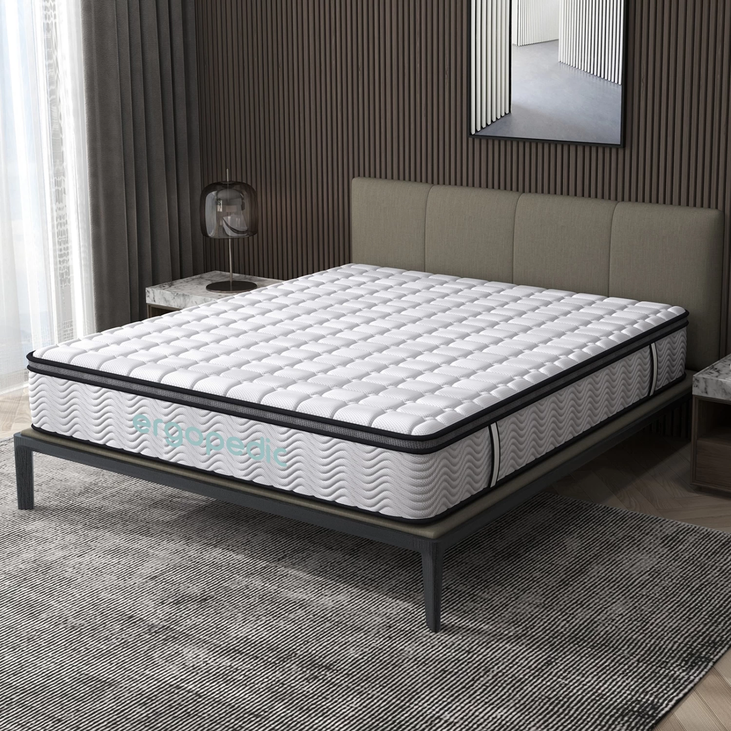 Ergopedic Mattress 5 Zone Latex Pocket Spring Mattress In A Box 30cm - Image 3