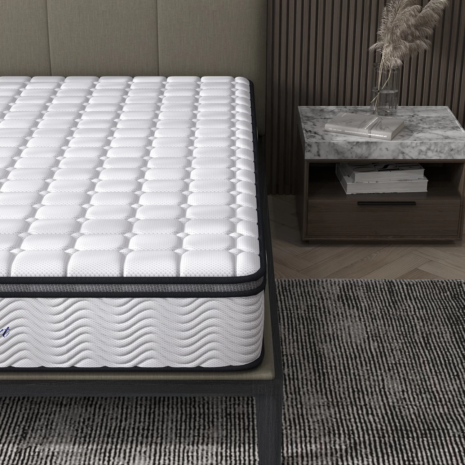 Ergopedic Mattress 5 Zone Latex Pocket Spring Mattress In A Box 30cm - Image 7
