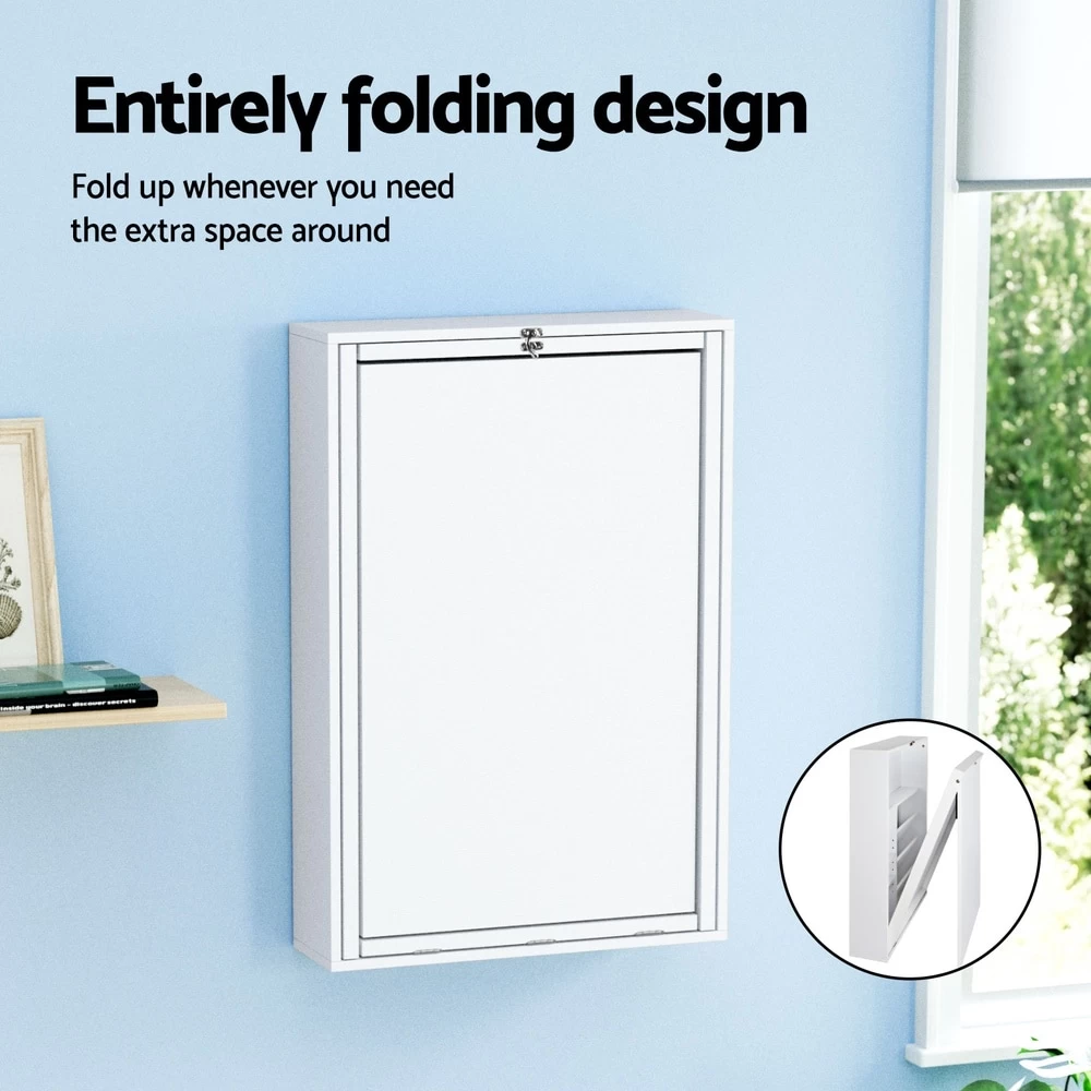 Artiss Computer Desk Study Office Desks Wall Mount Table Storage Shelves - Image 5