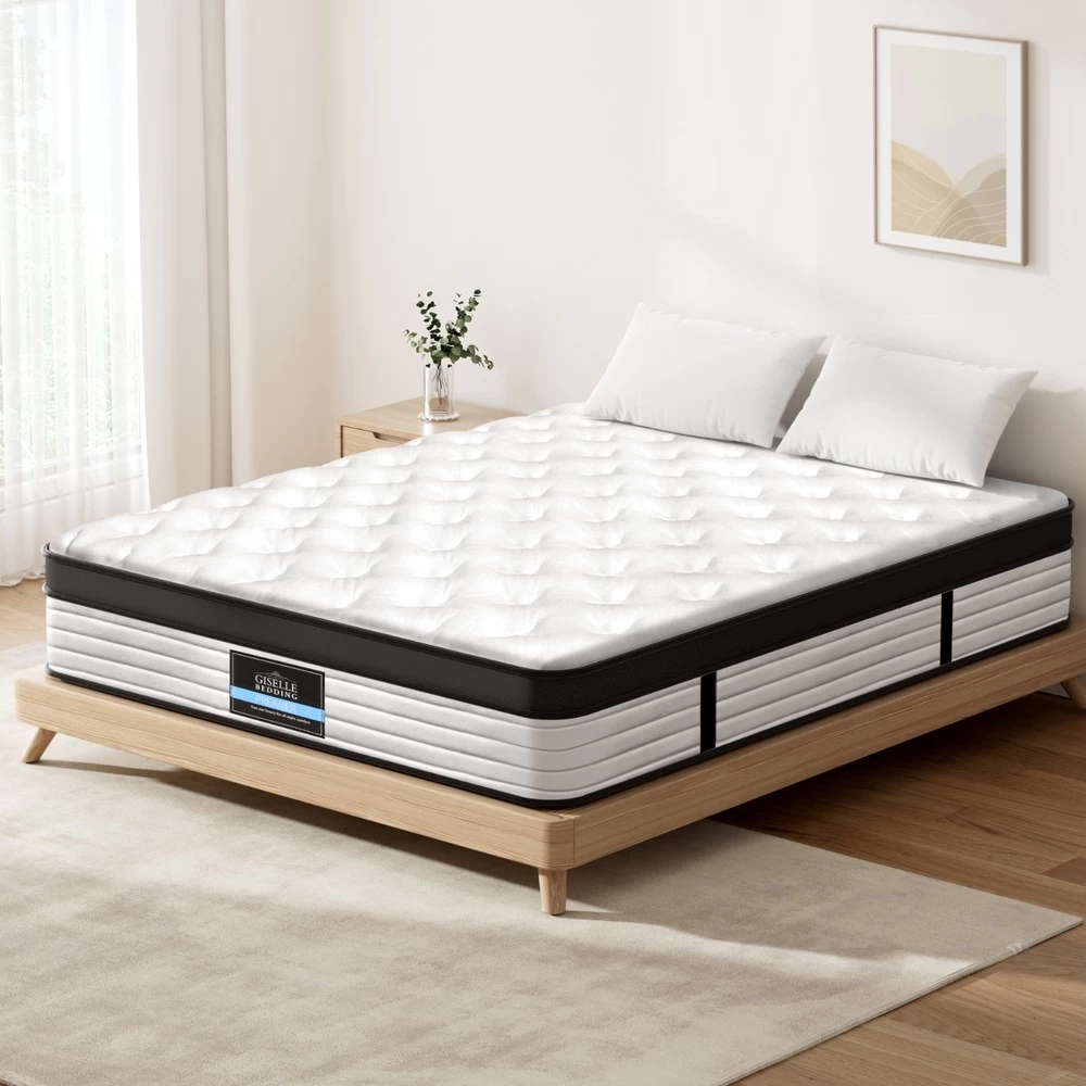 Giselle DOUBLE Size Bed Mattress Euro Top Pocket Spring 5 Zone Foam 31cm