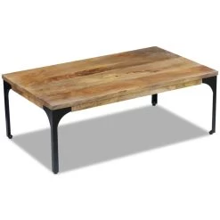Coffee Table Mango Wood 100x60x35 Cm VidaXL
