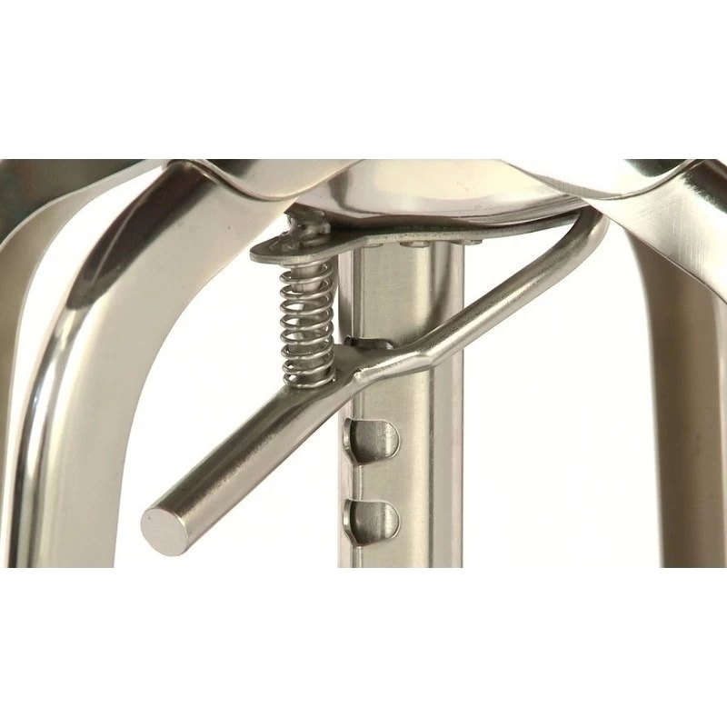 Industrial Adjustable Iron & Wood Bar Stool Nickel - Image 3