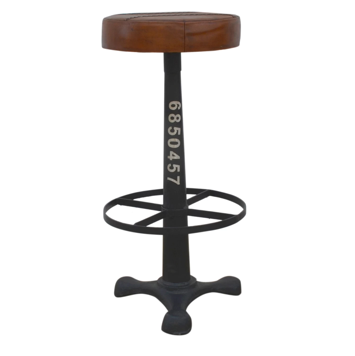 Leather Mit Bar Stool - Image 3