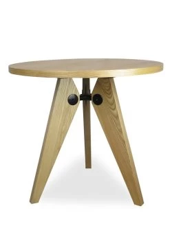 Round Dining Table - Replica Jean Prouvé - 80cm Diameter