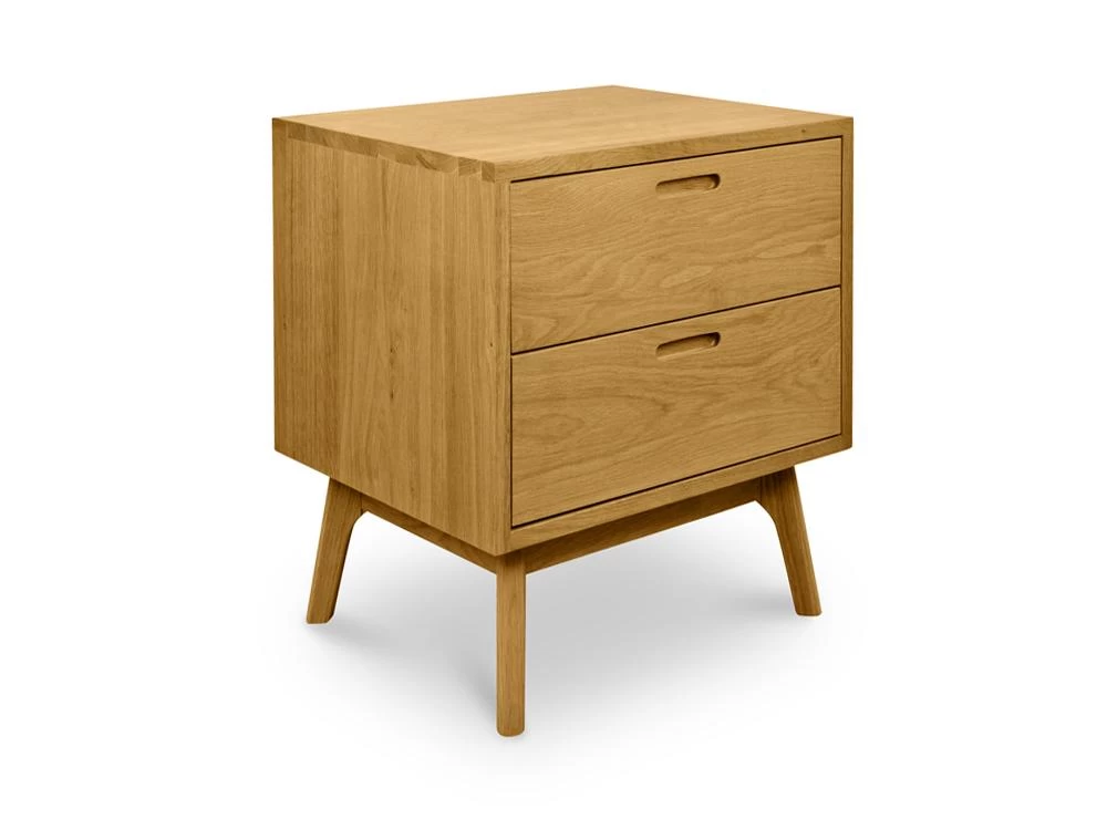 Johan Bedside Table - Natural Oak - Image 2