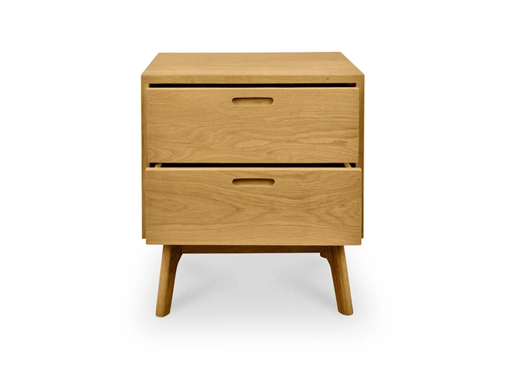 Johan Bedside Table - Natural Oak - Image 4