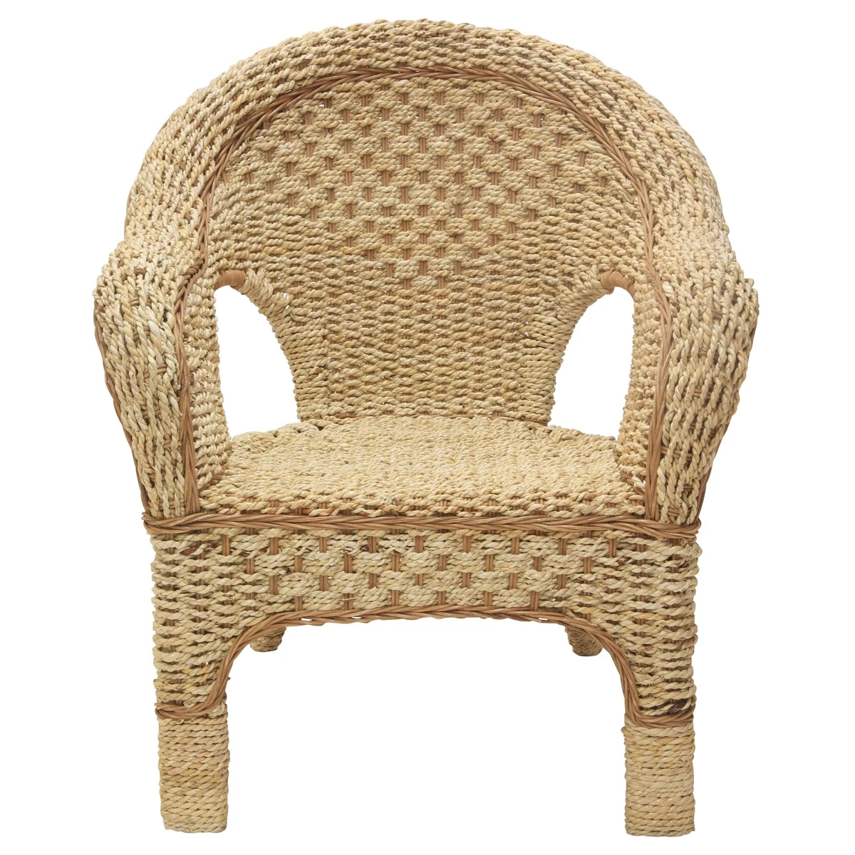 Kensington Cane/Rattan Armchair Natural Seagrass - Image 2