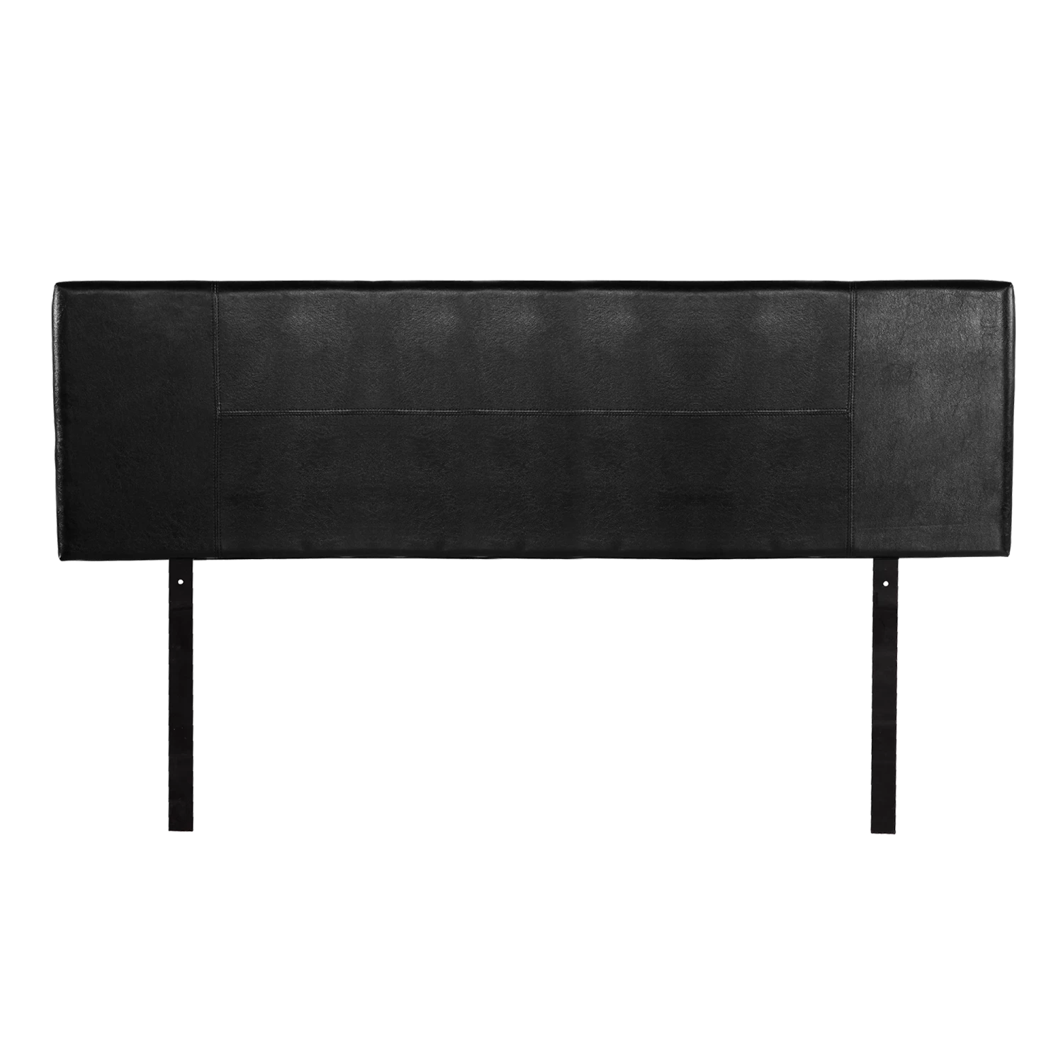 PU Leather King Bed Headboard Bedhead - Black - Image 5