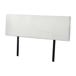 PU Leather King Bed Headboard Bedhead - White