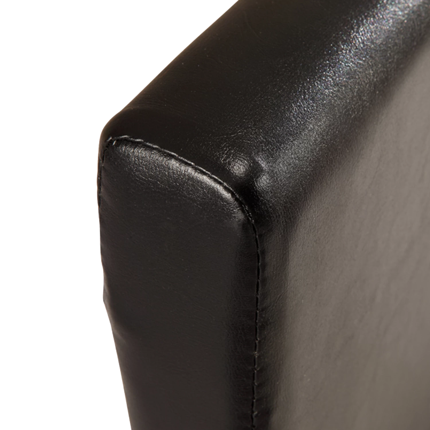 King PU Leather Bed Frame Black - Image 5