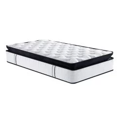 King Single Mattress Bed Size Euro Top 5 Zone Spring Foam 32cm