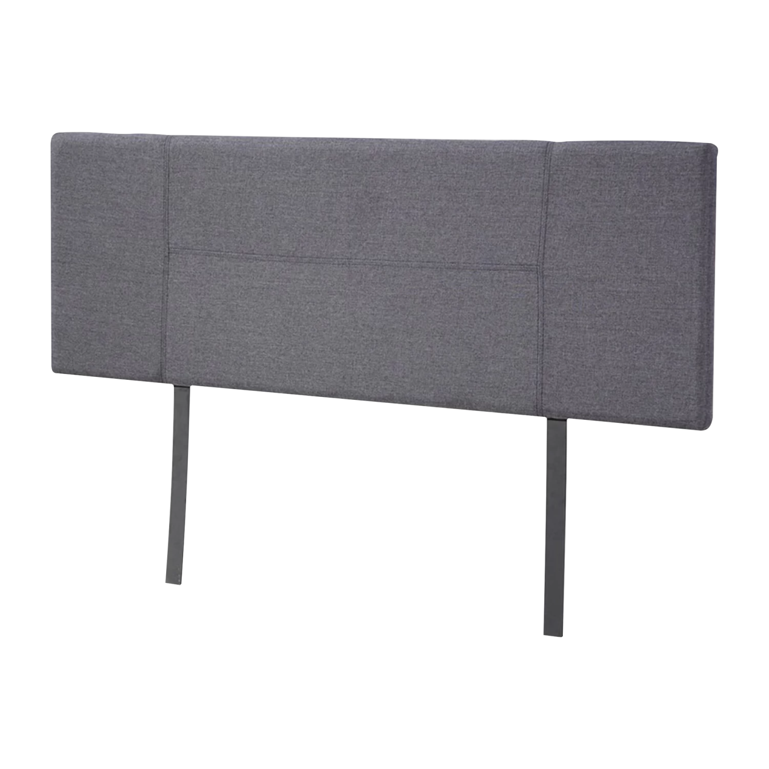 Linen Fabric Double Bed Headboard Bedhead - Grey