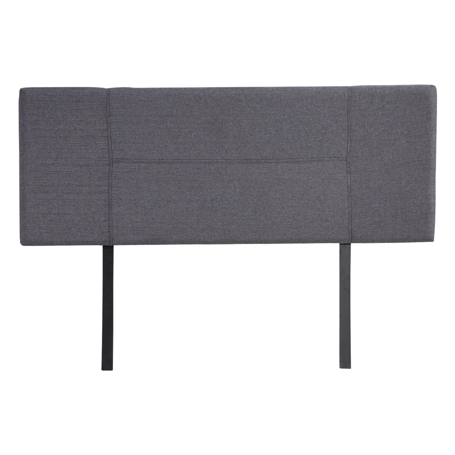 Linen Fabric Double Bed Headboard Bedhead - Grey - Image 5