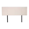Linen Fabric Queen Bed Headboard Bedhead - Beige