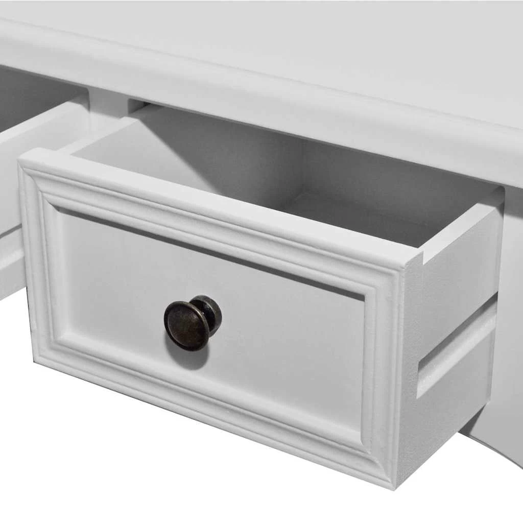 Dressing Console Table With Three Drawers White VidaXL - Image 8