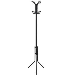 Metal Black Coat Stand VidaXL