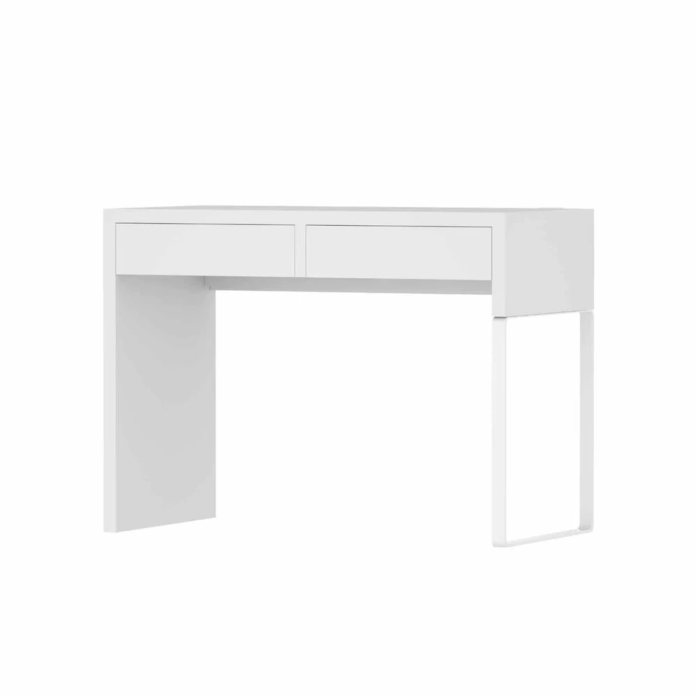Artiss Computer Desk Office Desks Study Writting Table With Drawers White - Image 2