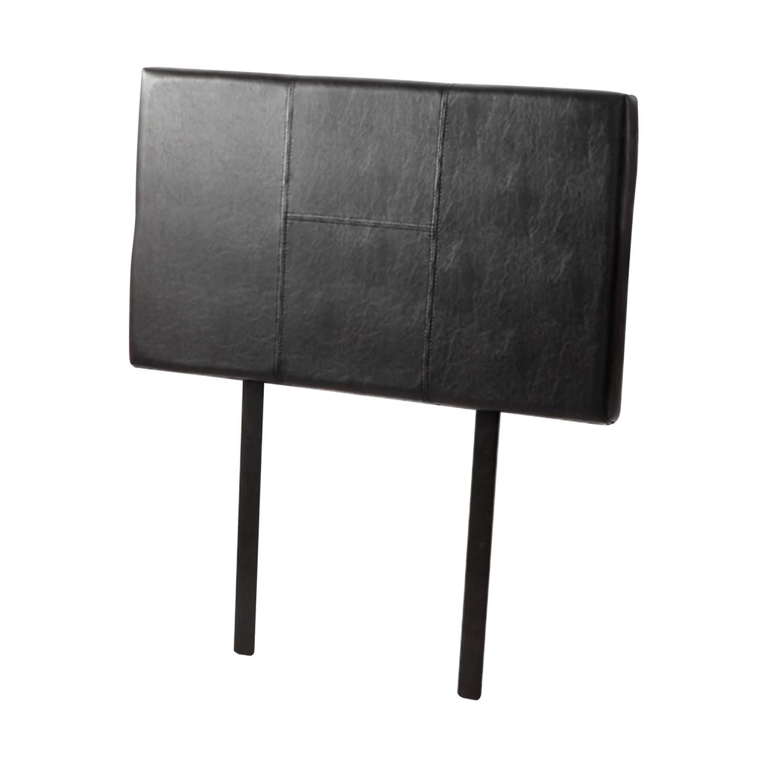 PU Leather Single Bed Headboard Bedhead - Black - Image 5
