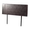 PU Leather Queen Bed Headboard Bedhead - Brown