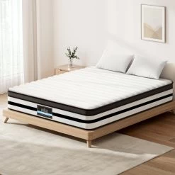 Giselle Bedding QUEEN Size Bed Mattress Euro Top Pocket Spring Foam 27CM